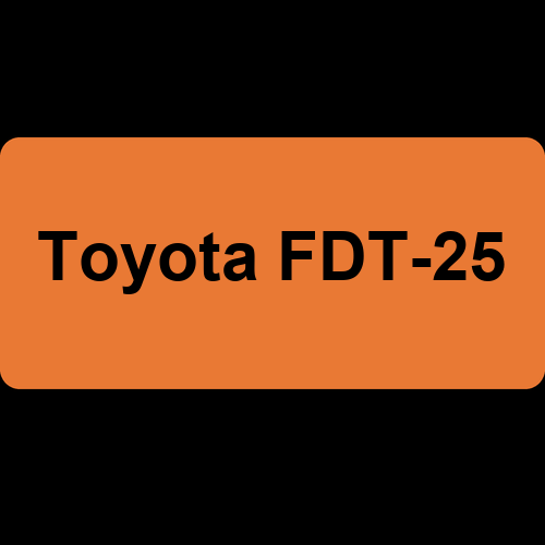 Toyota FDT-25